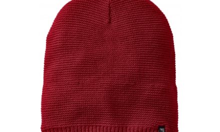 Jack Wolfskin Stormlock Knit Beanie – Hue Vindtæt – Rød – OS