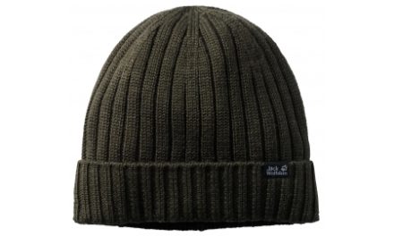 Jack Wolfskin Stormlock Rip Knit Cap – Hue Vindtæt – Mørke Grøn – OS