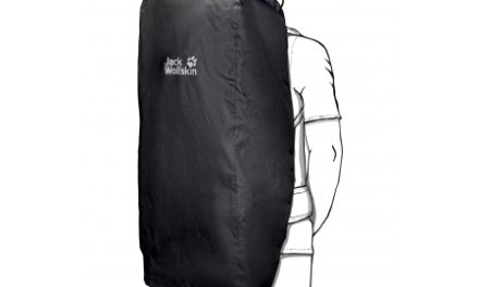 Jack Wolfskin Transporter 2in1 65 – 85 L – Flightbag/Regnslag – Sort