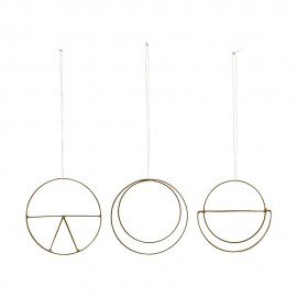 Julepynt ornament fra House Doctor, sæt 3 stk fra House Doctor