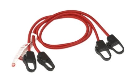 Jumbo bagagestropper med nylonkroge – 100cm – 2stk – Rød