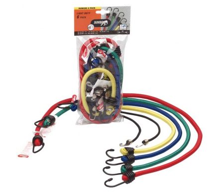 Jumbo bagagestropper – Sæt med 6stk