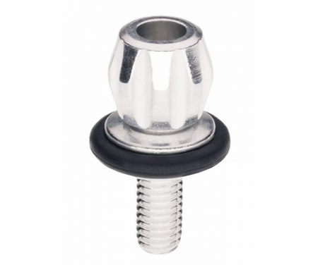 Kabel justerskrue med 6mm gevind – 18mm lang – Aluminium