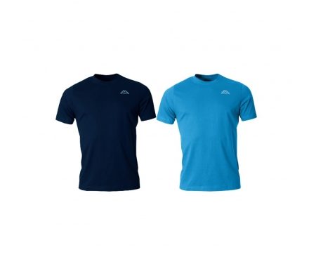 Kappa Cafers – 2 pak T-shirt – Sort og blå – Str. S