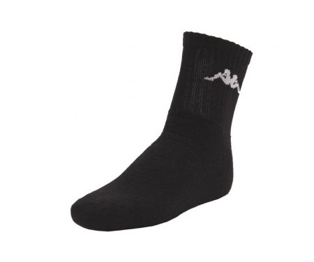 Kappa – Tennissokker – 3-pak – Sort – Str. 35-38