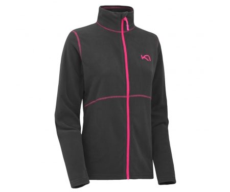 Kari Traa Fleece F/Z – Fleecetrøje til dame – Mørkegrå