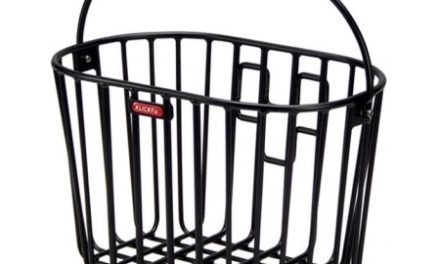 Klickfix cykelkurv i aluminium til styr montering – Sort