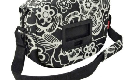 KLICKfix – Fun Bag – Sort med blomster 4 liter