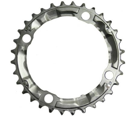 Klinge 32 tands Shimano Deore FC-M510 ø104mm 4 huls Sølv