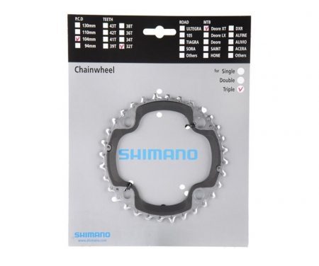 Klinge 32 tands Shimano XT FC-M780 Triple 10 gear
