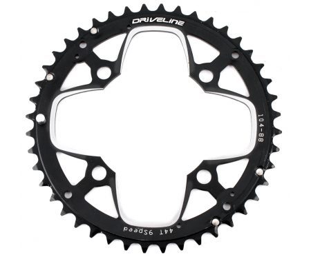 Klinge 44 tands ø104mm 4 huls Sort