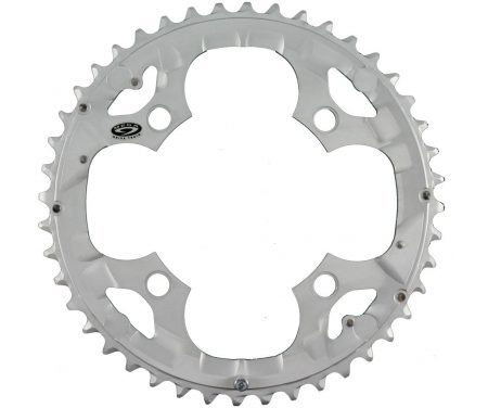 Klinge 44 tands Shimano Deore FC-M510 ø104mm 4 huls Sølv