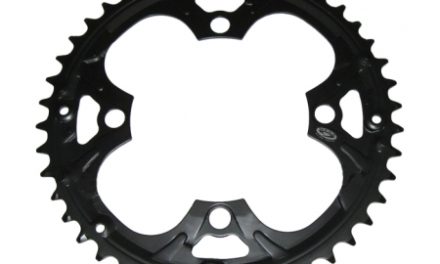 Klinge 44 tands Shimano Deore ø104mm 4 huls Sort