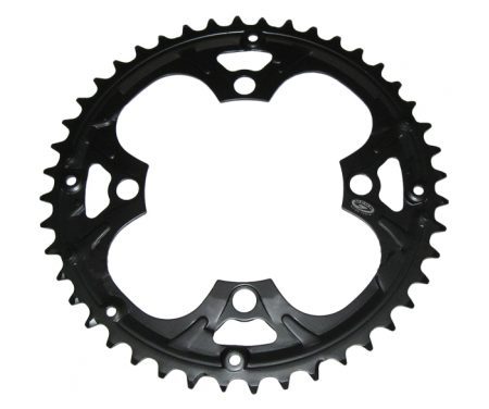 Klinge 44 tands Shimano Deore ø104mm 4 huls Sort