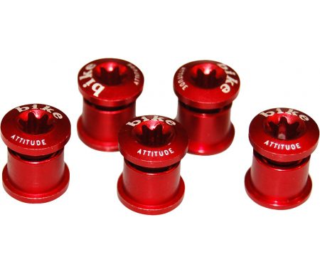 Klingebolte 5 stk. røde til dobbelt kranksæt