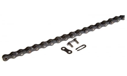 KMC kæde B1 – 1/2"x1/8" Sort 112 led inklusiv samleled