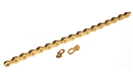 KMC kæde X10L Guld – 10 gear X-Light 114 led