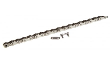 KMC kæde Z1X INOX – 1/2"x1/8" Rustfri 112 led inklusiv samleled