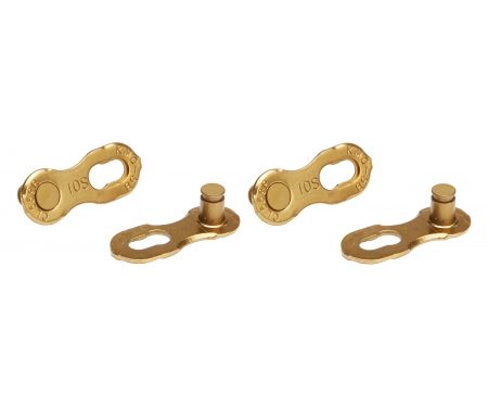 KMC samleled 2 stk til 10 gears kæde Guld – Til kæde X10L og X10SL