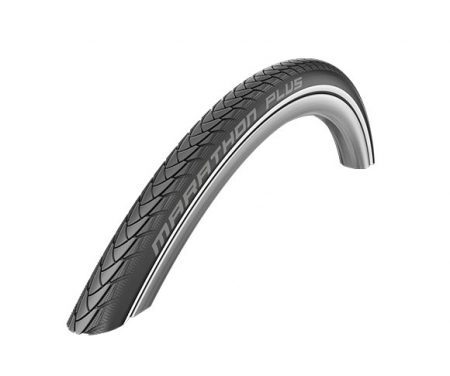 Kørestolsdæk 24"x 1,00 Schwalbe Marathon Plus refleks HS440- 24×1,00 (25-540)