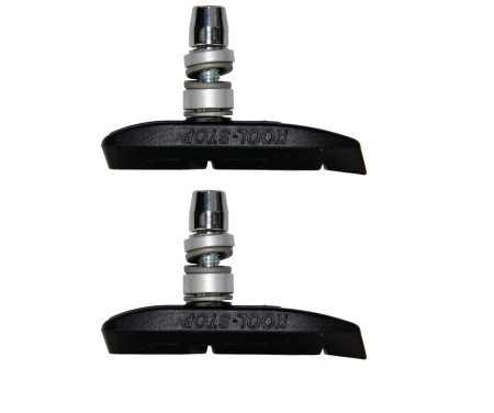 Kool Stop Supra 2 Black- Bremsesko til V-bremser MTB – Aluminiums fælge
