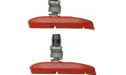 Kool Stop Supra 2 Salmon- Bremsesko til V-bremser MTB – Aluminiums fælge