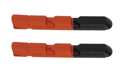 Kool Stop V-Type Salmon – Bremsegummi – Til V-bremser – Aluminiums fælge