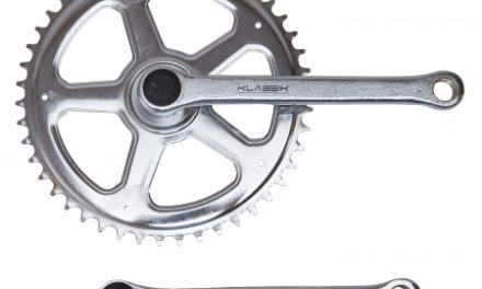 Kranksæt 46 tand stål krom 170 mm