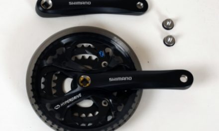 Kranksæt Shimano Acera M361 Sort Triple 48-38-28 tands 175 mm