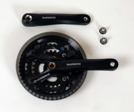 Kranksæt Shimano Acera M361 Sort Triple 48-38-28 tands 175 mm