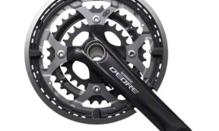 Kranksæt Shimano Deore M591 Sort Triple 48-36-26 tands 175 mm
