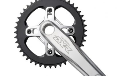 Kranksæt Shimano DXR Enkelt 180 mm pedalarme uden klinge