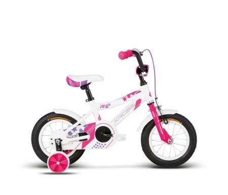 Kross Maya – Børnecykel – 12" – Hvid/pink