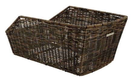 Kurv Basil Cento Rattan Look brun til Bagagebærer