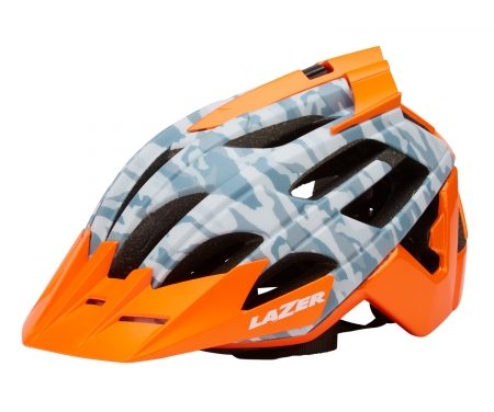 Lazer – Cykelhjelm – Oasiz – Matgrå camouflage orange – 55-59 cm