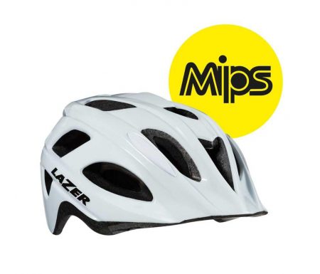 Lazer – Cykelhjelm – P&apos;Nut MIPS – Hvid – 46-50 cm
