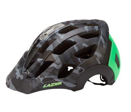 Lazer – Cykelhjelm – Revolution – Matsort/camouflage grøn – 55-59 cm