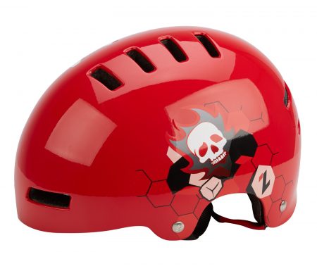 Lazer Street – Urban Cykelhjelm – Rød med motiv