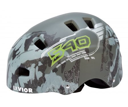 Levior cykel- og skaterhjelm 5Forty – Mat grå