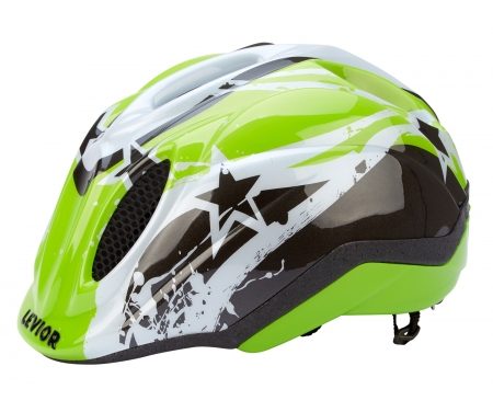 Levior cykelhjelm Primo – Grøn Stars