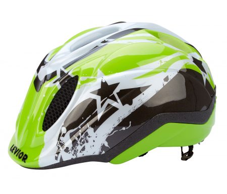 Levior cykelhjelm Primo – Grøn Stars