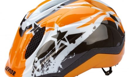 Levior cykelhjelm Primo – Orange Stars