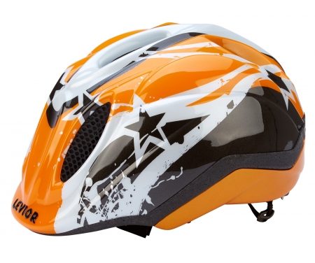 Levior cykelhjelm Primo – Orange Stars