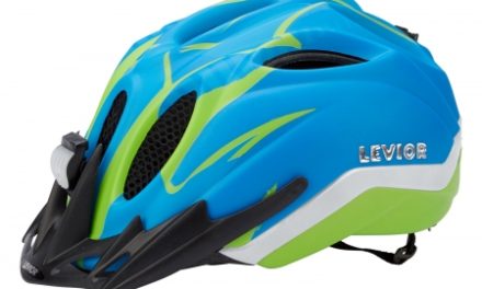 Levior cykelhjelm Primo Refleks Str. 52-58 cm – Blå-Grøn-Matt