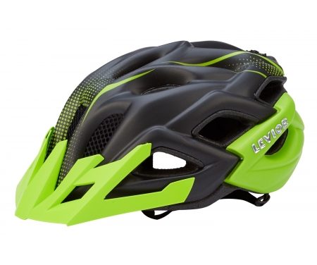 Levior cykelhjelm Status Junior Str. 52-59 cm – Grøn-Sort matt