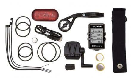 Lezyne Super GPS HRSC Loaded – Cykelcomputer – Bundle med pulsbælte og sensorer