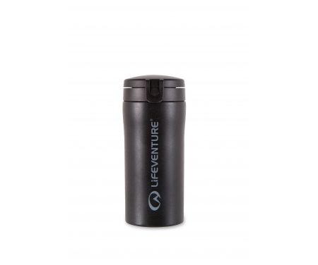 LifeVenture Flip-Top Thermal Mug – Termokop – 0,3 l – Sort