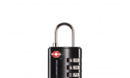 LifeVenture TSA Combi Lock – Hængelås kode – Sort