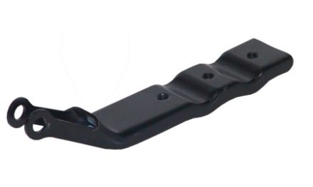 Lygteholder til montering ved kurv bøjle