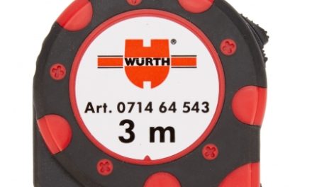 Målebånd Würth 3 meter lang